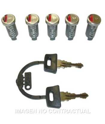 Kit llaves 5 cerraduras Vespa PKS