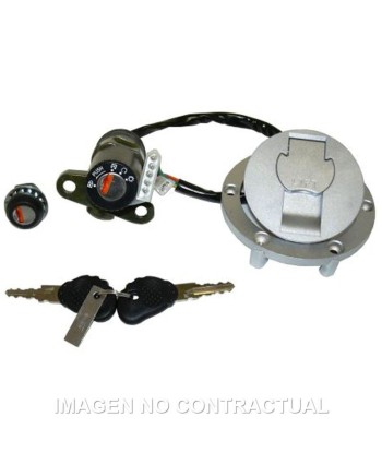 Kit llaves contacto, sillín y depósito Derbi GPR-50
