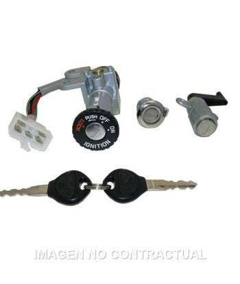 Kit llaves contacto, sillín y guantera Kymco people 50