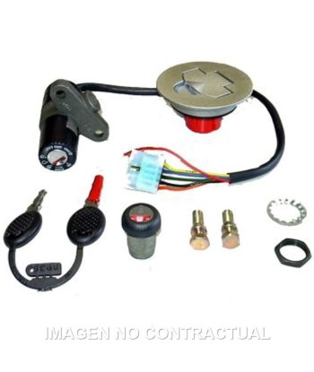 Kit llaves contacto, sillín y depósito Aprilia RS/Extrema 50