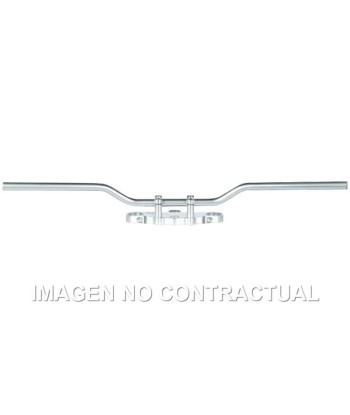 Manillar TRW acero 22 mm Speedfighter plateado