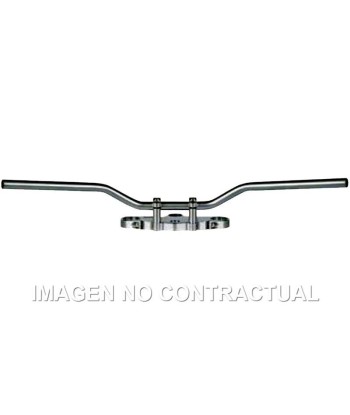 Manillar TRW acero 22 mm Superbike Elegance cromado