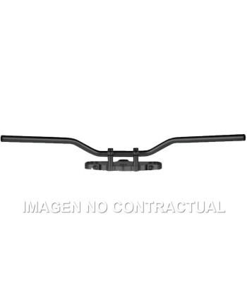 Manillar TRW acero 22 mm Superbike Elegance negro
