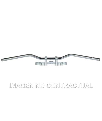 Manillar TRW acero 22 mm Superbike Sportive plateado
