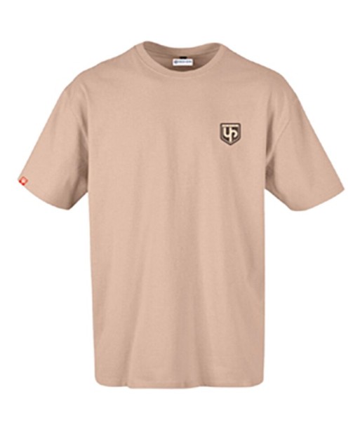 CAMISETA UP DESIGN TRACK BEIGE TALLA S