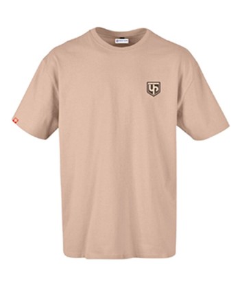 CAMISETA UP DESIGN TRACK BEIGE TALLA XL
