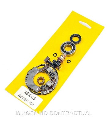 Kit revisión motor de arranque con portaescobillas - con 2 escobillas  - con retén, cojinete y arandelas Cagiva-Ducati