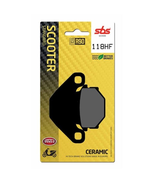 Pastilla de freno SBS P118-HF
