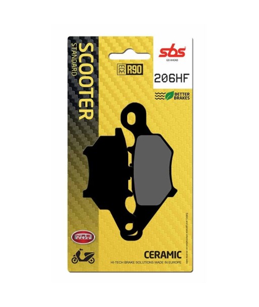 Pastilla de freno SBS P206-HF