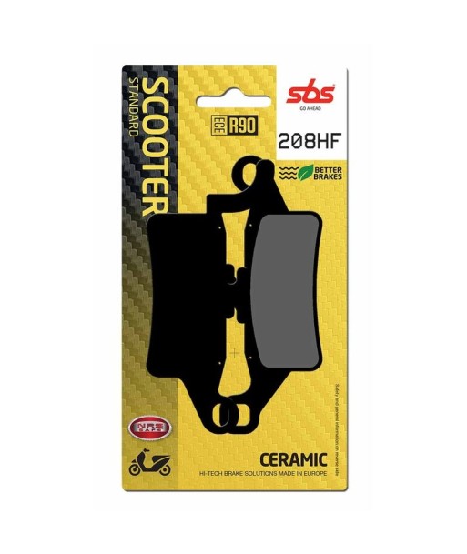 Pastilla de freno SBS P208-HF