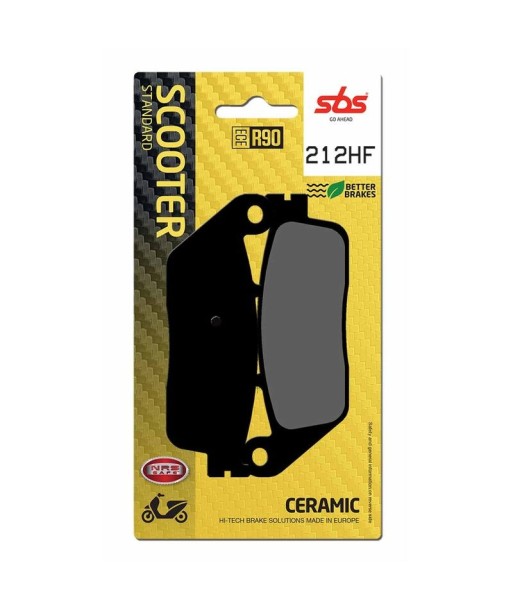 Pastilla de freno SBS P212-HF