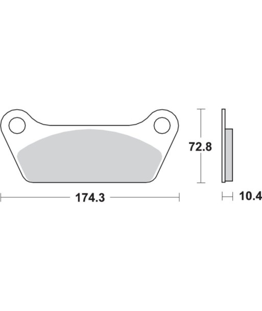Pastilla de freno SBS P553-LF