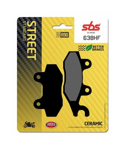 Pastilla de freno SBS P638-HF