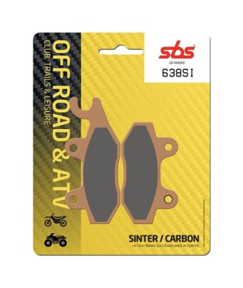 Pastilla de freno SBS P638-SI