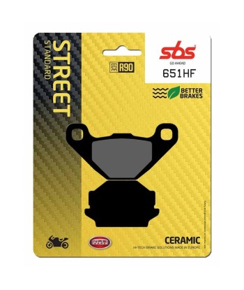 Pastilla de freno SBS P651-HF