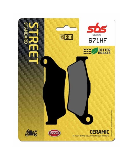 Pastilla de freno SBS P671-HF