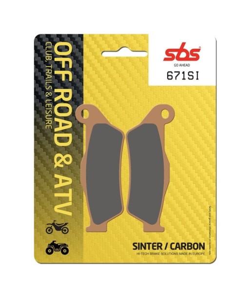 Pastilla de freno SBS P671-SI