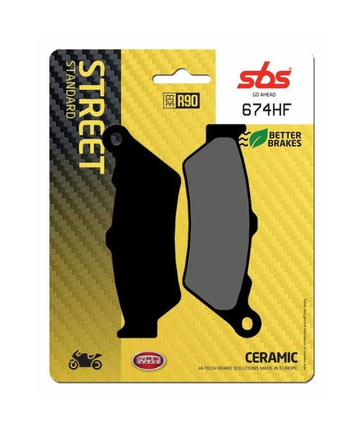 Pastilla de freno SBS P674-HF