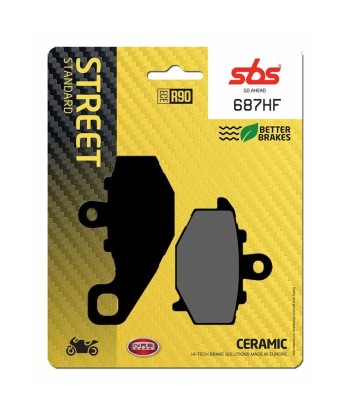Pastilla de freno SBS P687-HF
