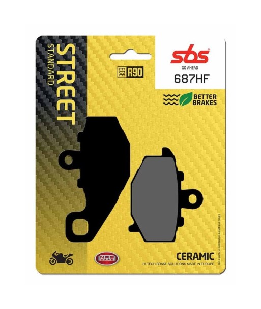 Pastilla de freno SBS P687-HF