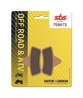 Pastilla de freno SBS P758-ATS