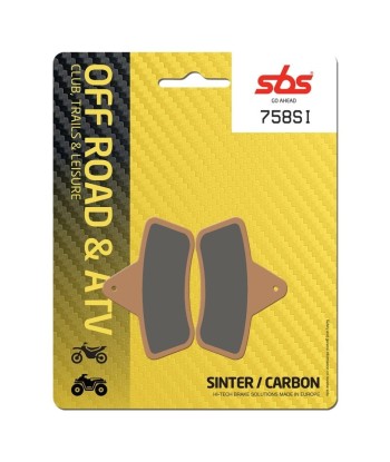 Pastilla de freno SBS P758-SI