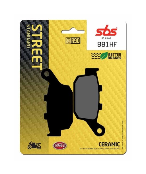 Pastilla de freno SBS P881-HF
