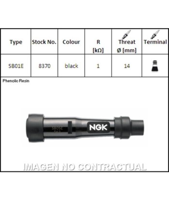 Pipa de Bujía NGK SB01E