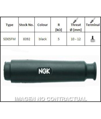 Pipa de Bujía NGK SD05FM