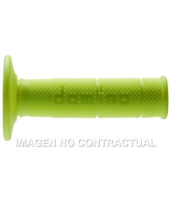 Puños Domino OFF Road Amarillo Fluor Cerrados D 22 mm L 118 mm