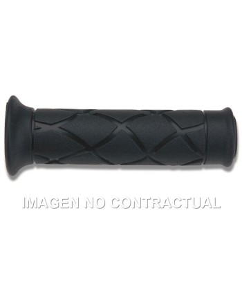 Puños Domino Scooter PVC Negros Abiertos D 22 mm L 120 mm