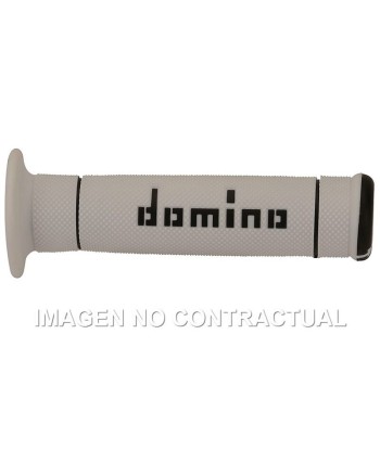 Puños Domino Trial Blanco - Negro Cerrados D 22 mm L 125 mm