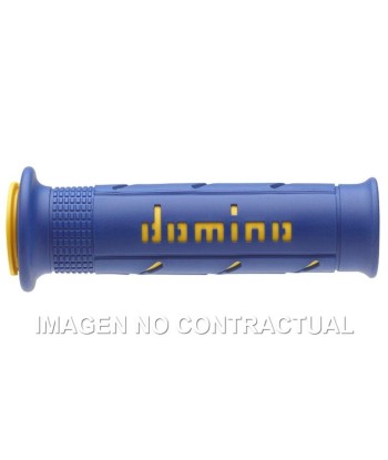 Puños Domino XM2 Super soft Azul / amarillo Abiertos D 22 mm L 120-125 mm
