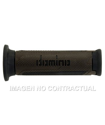 Puños Domino Turismo Marrón-Negro Abiertos D 22 mm L 120 mm