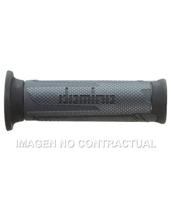 Puños Domino Turismo Antracita-Negro Abiertos D 22 mm L 120 mm
