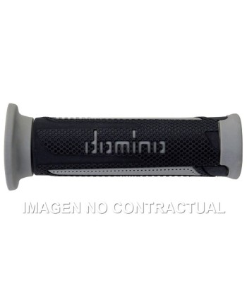 Puños Domino Turismo Antracita-Gris Abiertos D 22 mm L 120 mm