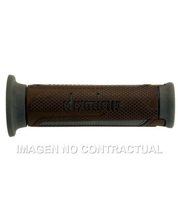 Puños Domino Turismo Marrón-Gris Abiertos D 22 mm L 120 mm