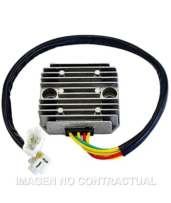 Regulador Honda NX Dominator 12V/35A - Trifase - 5 cables - 2 conectores
