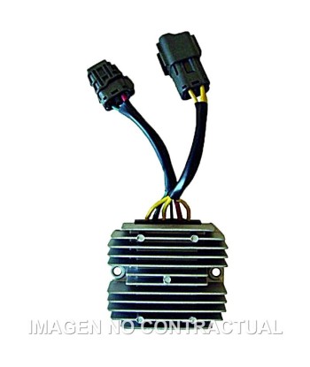 Regulador 12V/35A - Trifase - CC - 6 Cables - 2 Conectores