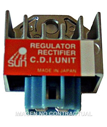 Regulador Japonés SH671-12 - 12V - CA/CC - 4 Fastons