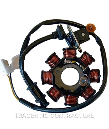 Stator Mitsuba 8 Polos 12V 140W con pick-up (Motor Peugeot)