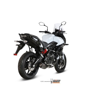 ESCAPE COMPLETO 2x1 MIVV OVAL CARBON with carbon cap KAWASAKI Versys 650 2015