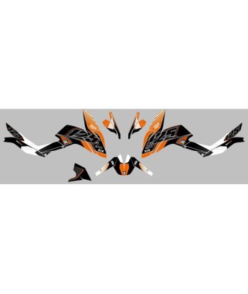 Kit Deco UP Maximize Negro-Naranja KTM Duke 125