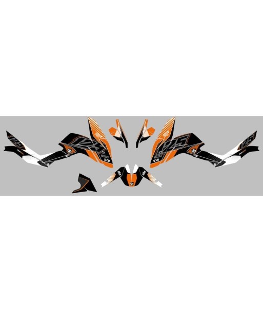 Kit Deco UP Maximize Negro-Naranja KTM Duke 125
