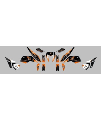 Kit Deco UP Maximize Negro-Naranja KTM Duke 690