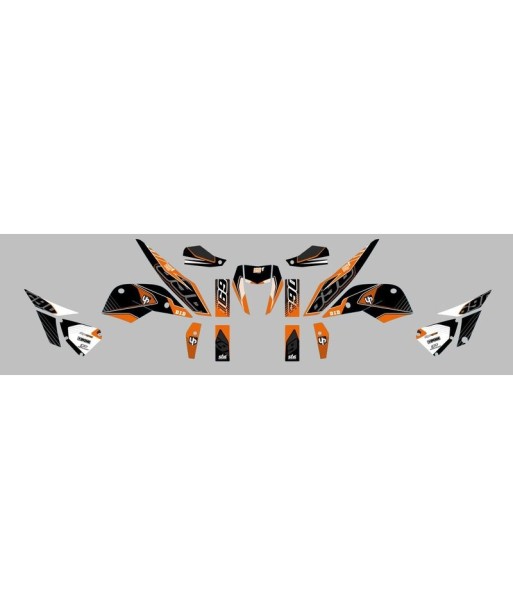 Kit Deco UP Maximize Negro-Naranja KTM Duke 690