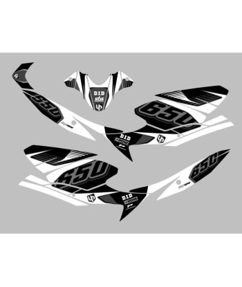 Kit Deco UP Maximize Negro-Blanco Suzuki SV650