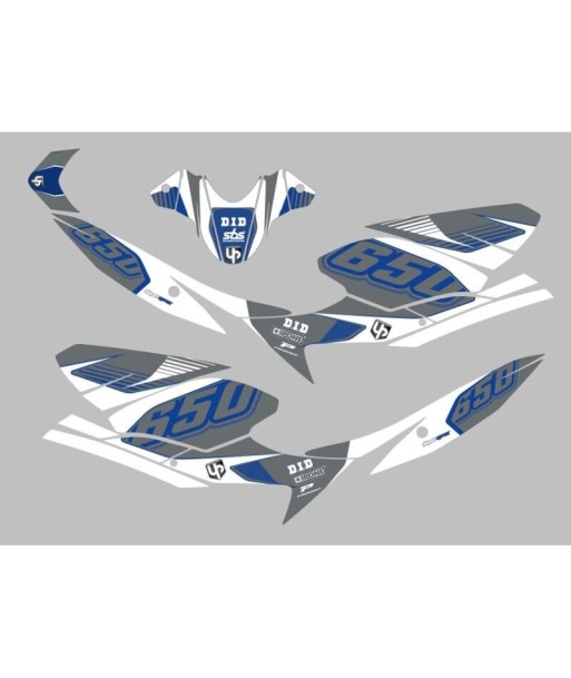 Kit Deco UP Maximize Gris-Blanco Suzuki SV650