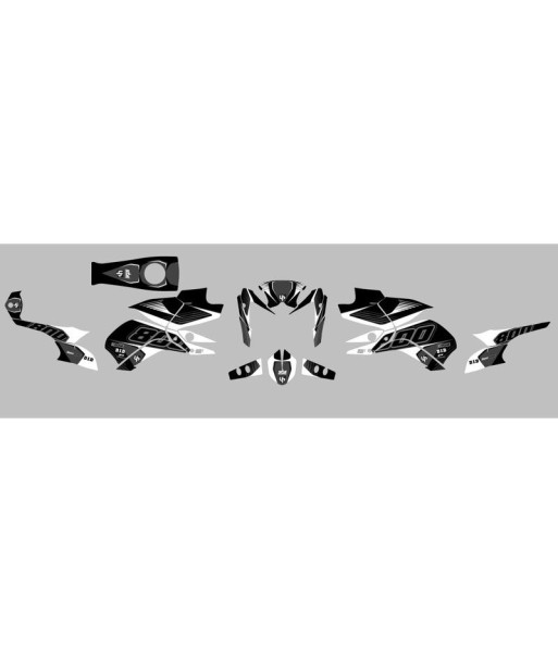 Kit Deco UP Maximize Negro-Blanco Yamaha FZ8