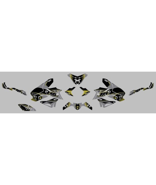 Kit Deco UP Maximize Gris-Amarillo Yamaha MT10